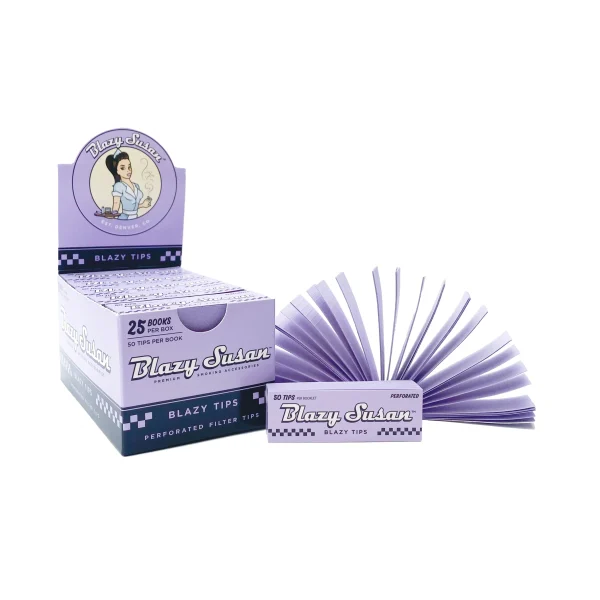 BLAZY SUSAN PURPLE TIPS