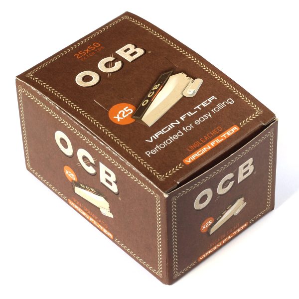 OCB Virgin Tips Brown 1x50
