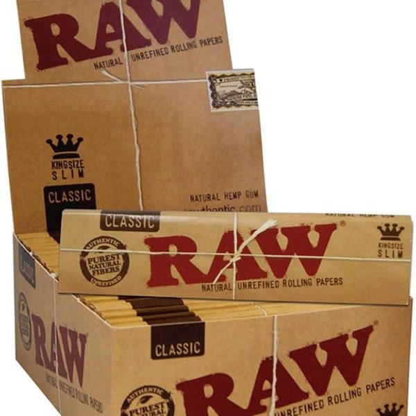 Raw Brown King Size Paper 1x50