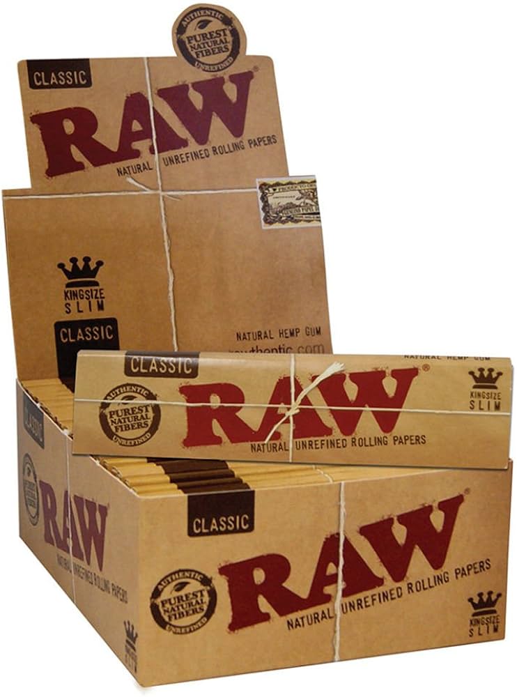 Raw Brown King Size Paper 1x50