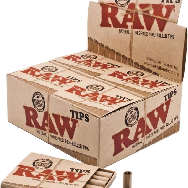 Raw Pre-Rolled Tips 1x20
