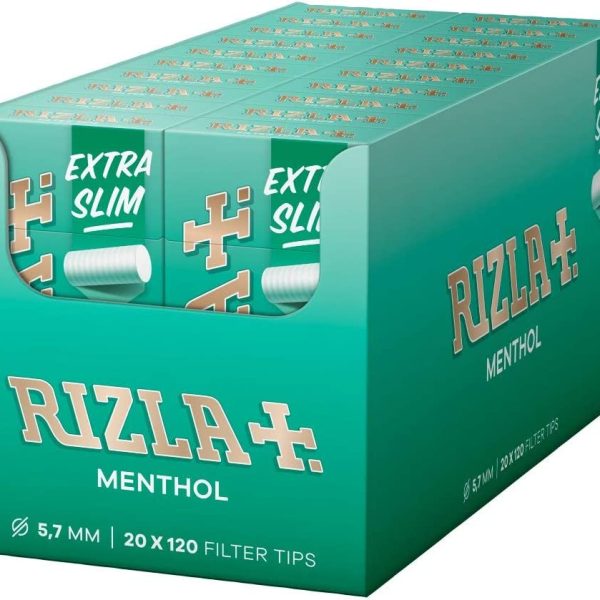 Rizla Extra Slim Tips Menthol 1x20