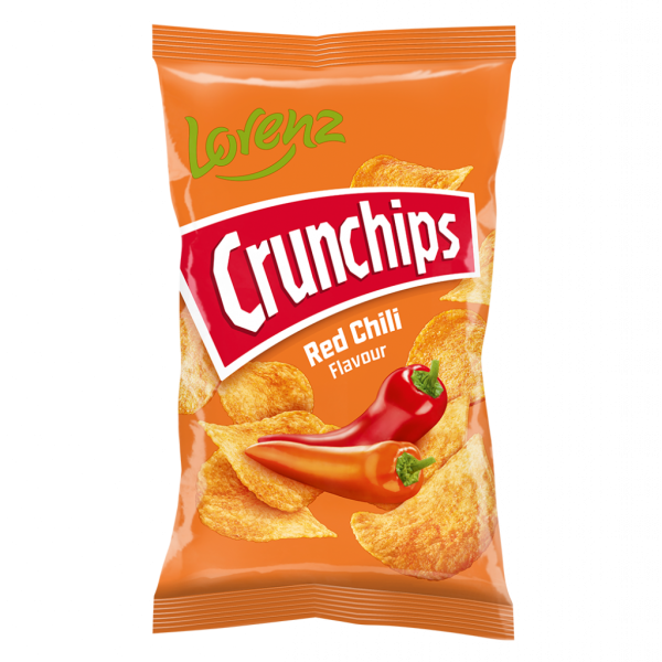 Lorenz Crunchips X-cut Red Chili 12X 75g