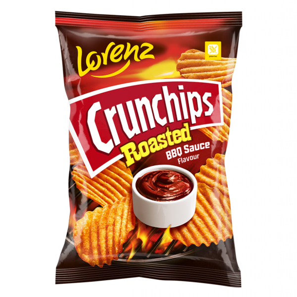 Lorenz Crunchips Roasted BBQ Sauce 10x120g