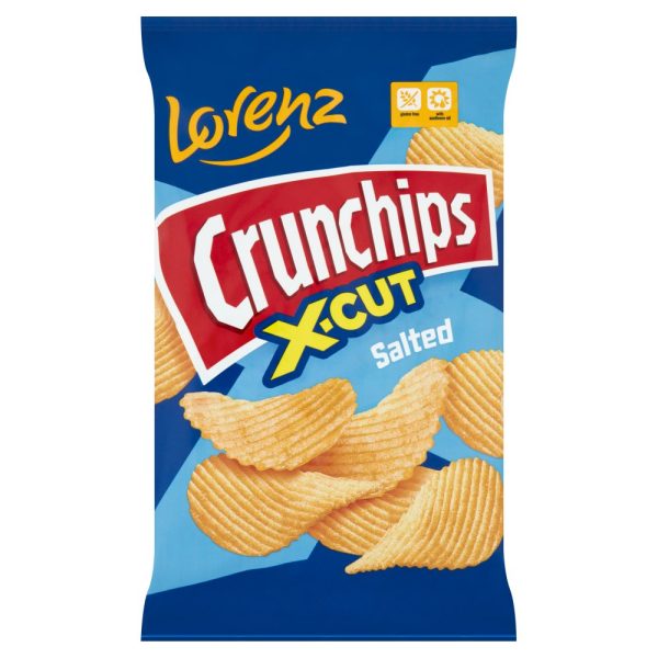 Lorenz Crunchips X-cut Salted 12X 75g