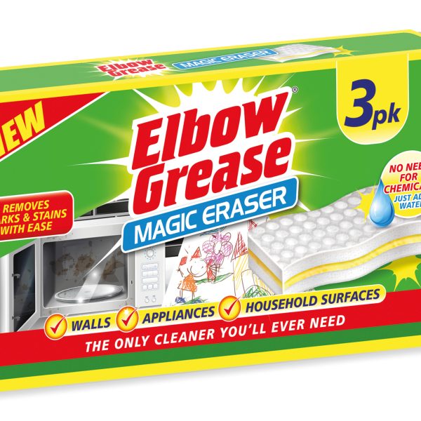 151-EG44 ELBOW GREASE SPONGE ERASER 3PK