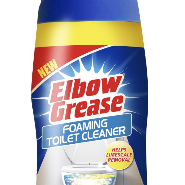 151-EG87 ELBOW GREASE FOAMING TOILET CLEANER LEMON FRESH 500G