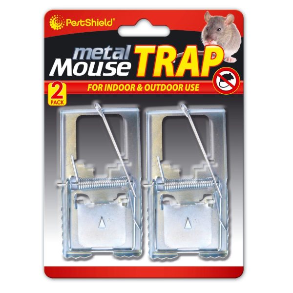 151-PS1003 METAL MOUSE TRAPS 2pk