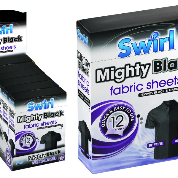 151-SW1012A MIGHTY BLACK SHEETS 12PK