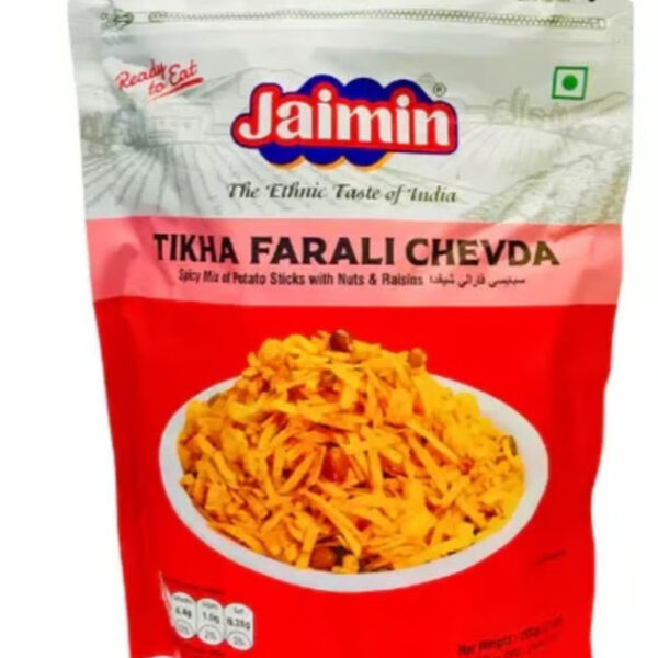 JAIMIN SNACKS TIKHA FARALI CHEVDA 6x200g