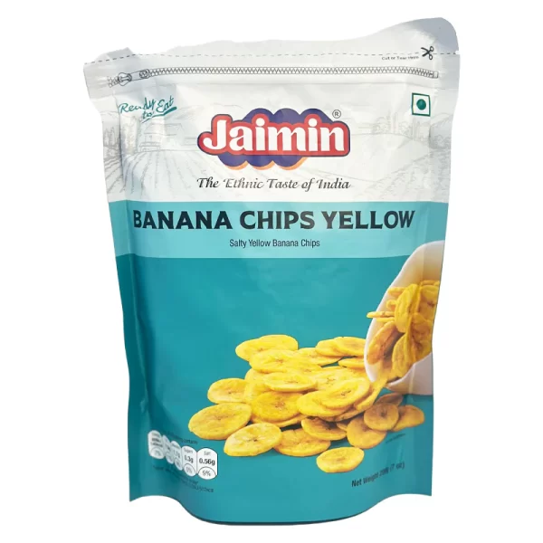JAIMIN SNACKS BANANA CHIPS-YELLOW 6x200g