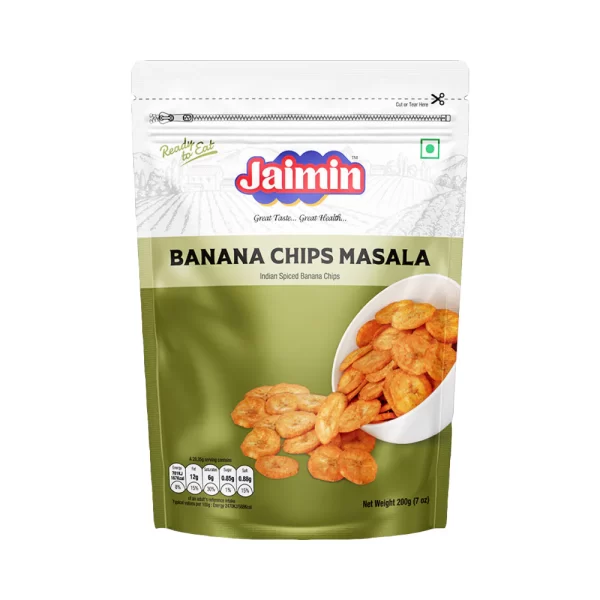 JAIMIN SNACKS BANANA CHIPS-MASALA 6x200g