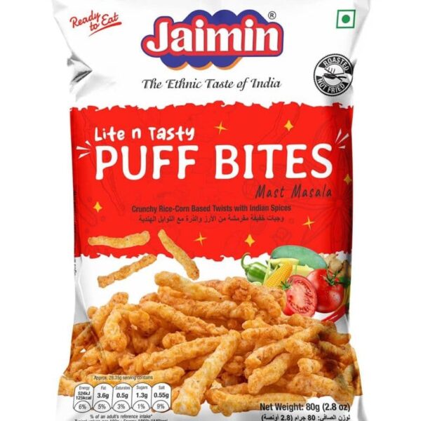 JAIMIN PUFF BITES MAST MASALA 6x80g